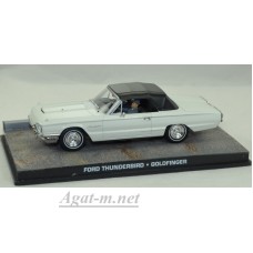 Масштабная модель FORD Thunderbird "Goldfinger" 1964 White